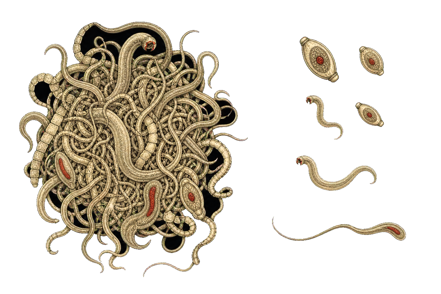 Wild infection versus therapeutic dose: two entirely different propositions.
